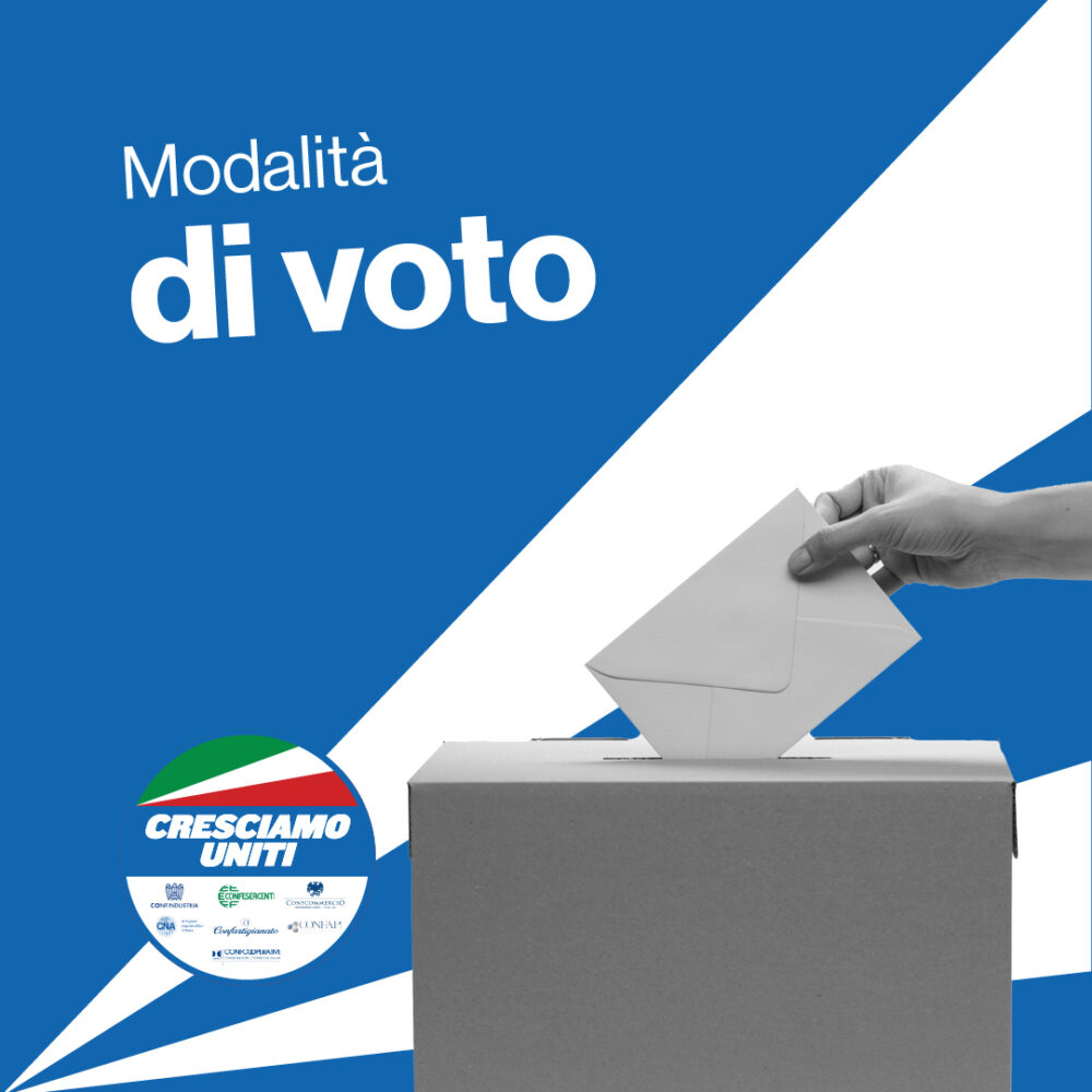 Modalità di voto - Cresciamo Uniti